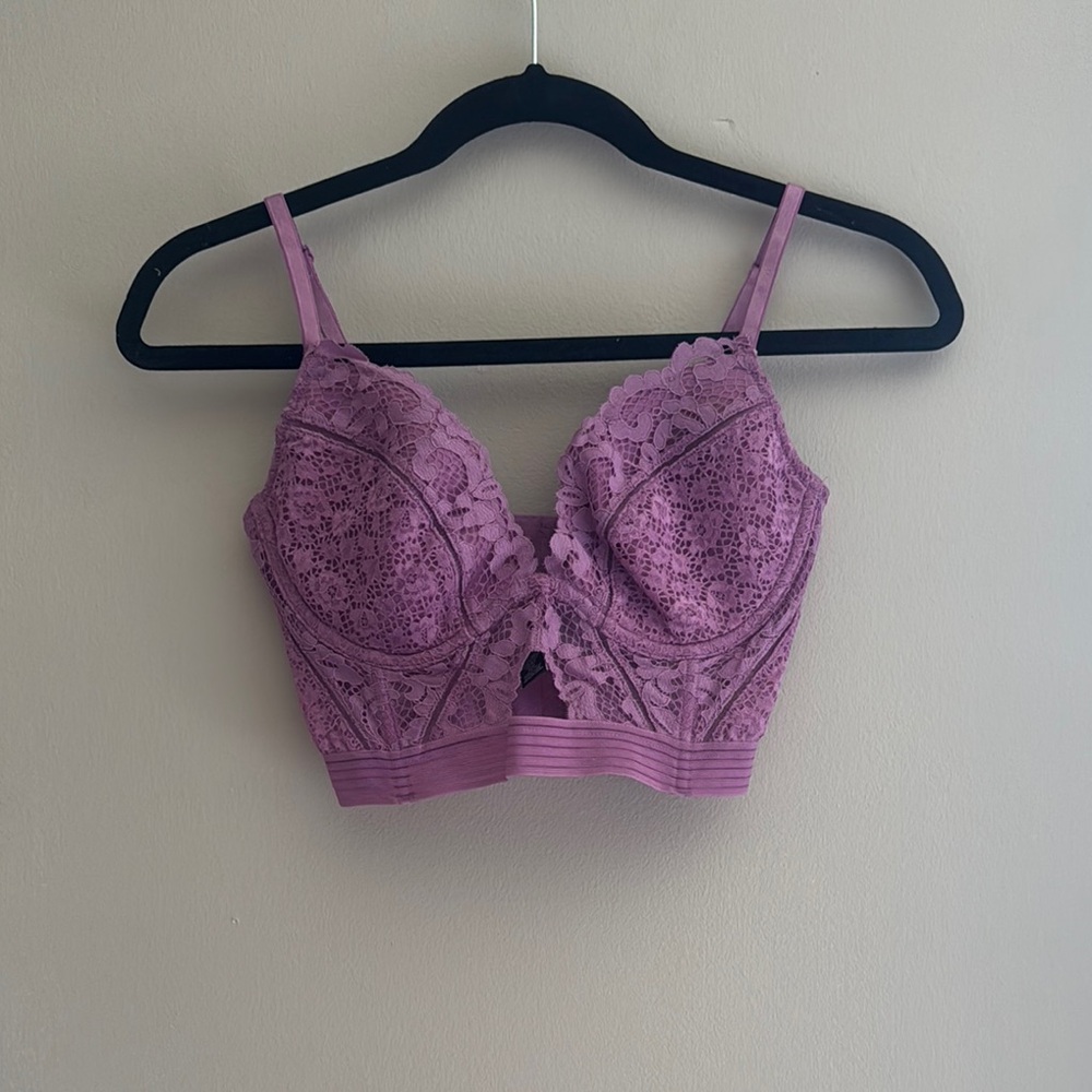Lace Bralette in Purple